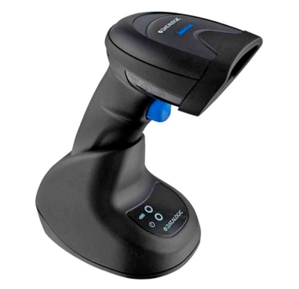 сканер штрих-кода беспроводной datalogic quickscan qbt2500, 2d usb kit bt, черный, с подставкой